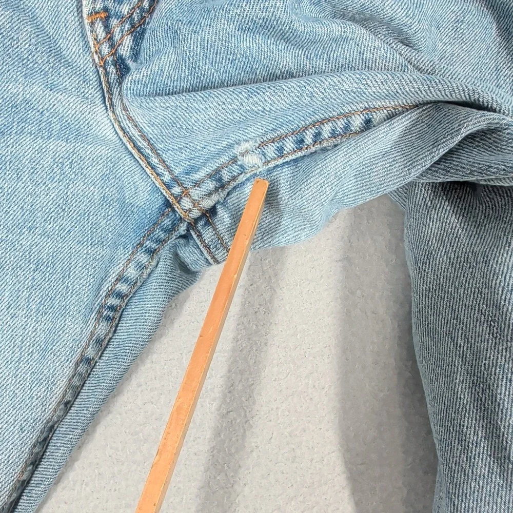 Levi's 505 Jeans Mens 33x32 Blue Regular Fit Straight‎ Leg Denim Cotton Casual